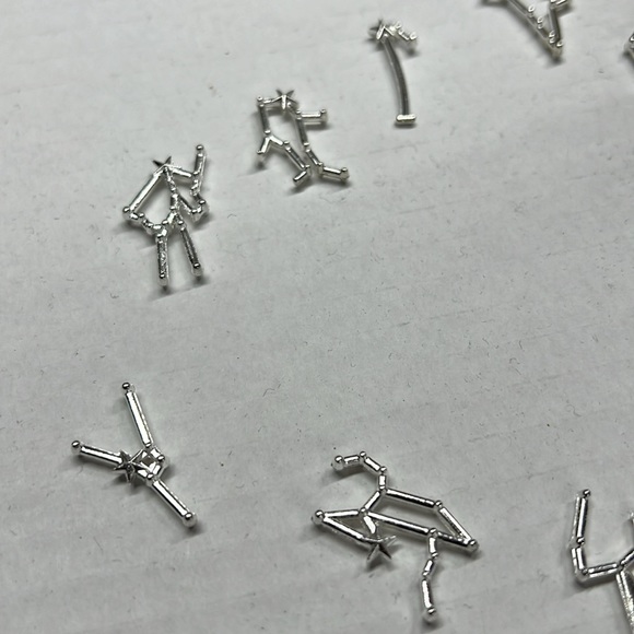 New 12 Silver Zodiac Symbols - Picture 3 of 7